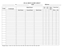 Basketball Score Sheet - download free documents for PDF, Word and Excel