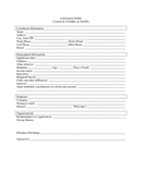 Constituent profile template page 1 preview