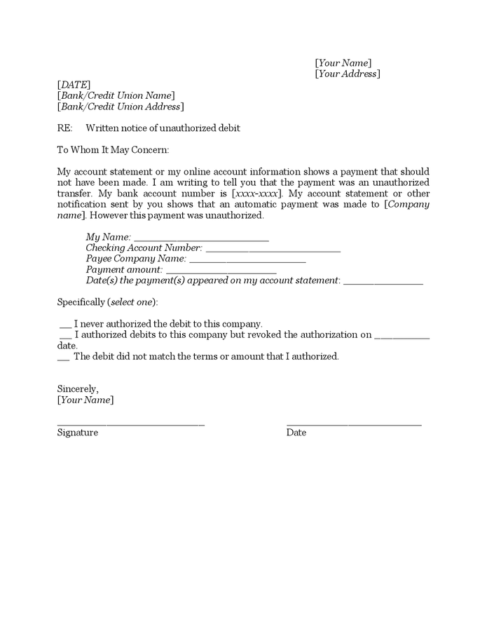 sample-notice-of-unauthorized-transfer-in-word-and-pdf-formats-page-2