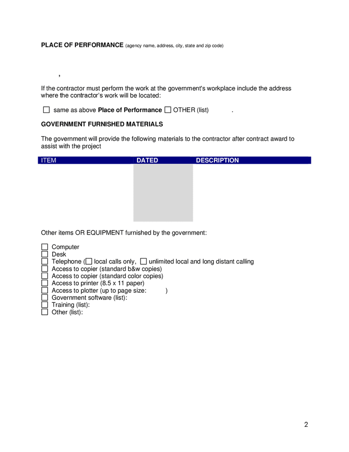 Design statement of work template in Word and Pdf formats page 2 of 13