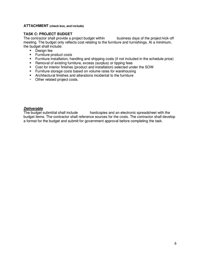 Design statement of work template in Word and Pdf formats page 6 of 13