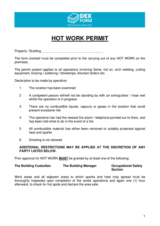 hot-work-permit-in-word-and-pdf-formats