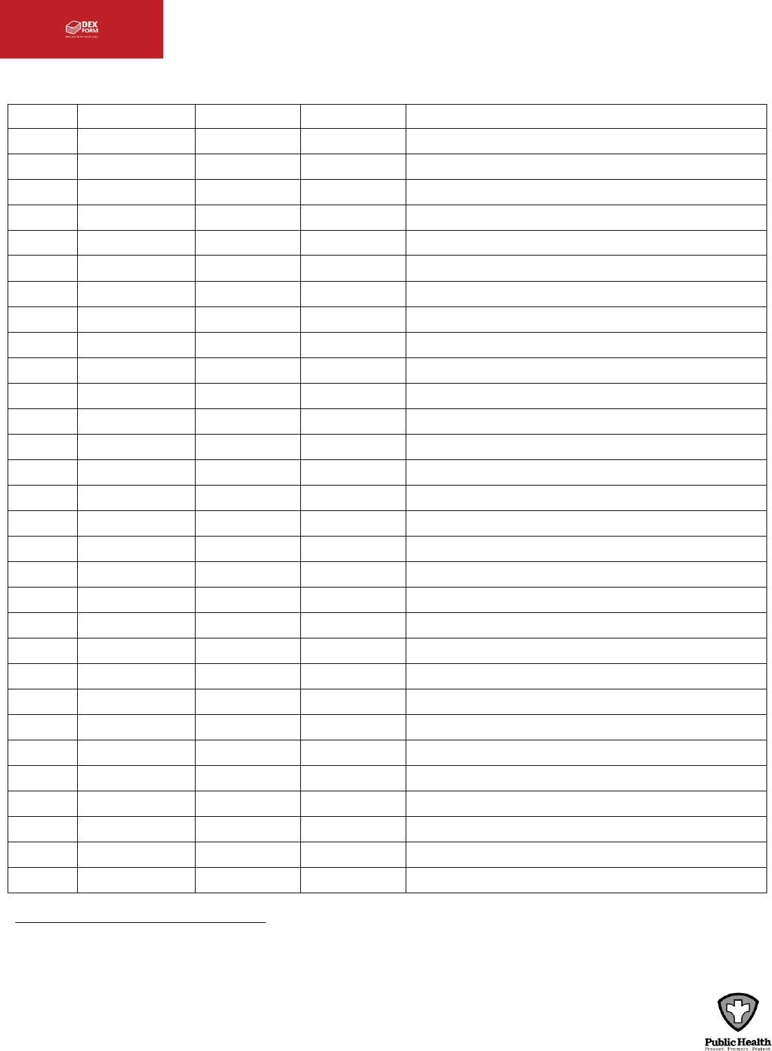 Refrigerator temperature log in Word and Pdf formats