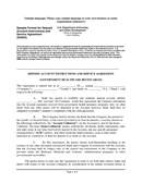 Service agreement for government healthcare receivables (United States) page 1 preview