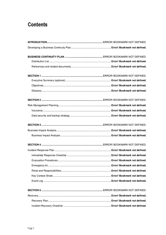 business-continuity-plan-template-australia-in-word-and-pdf-formats
