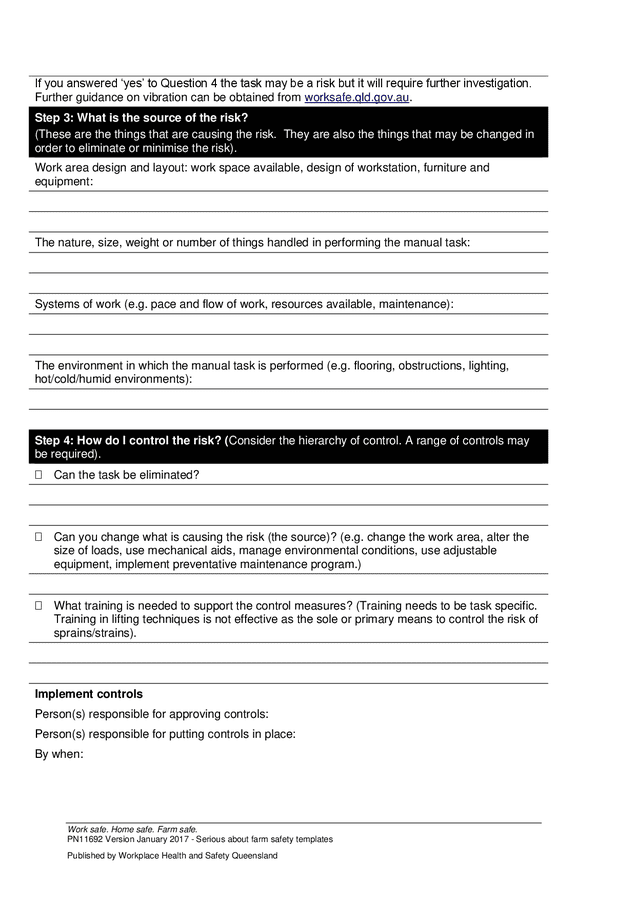 Farm safety templates (Australia) in Word and Pdf formats - page 23 of 27