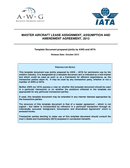 Master aircraft lease assignment, assumption and amendment agreement page 1 preview