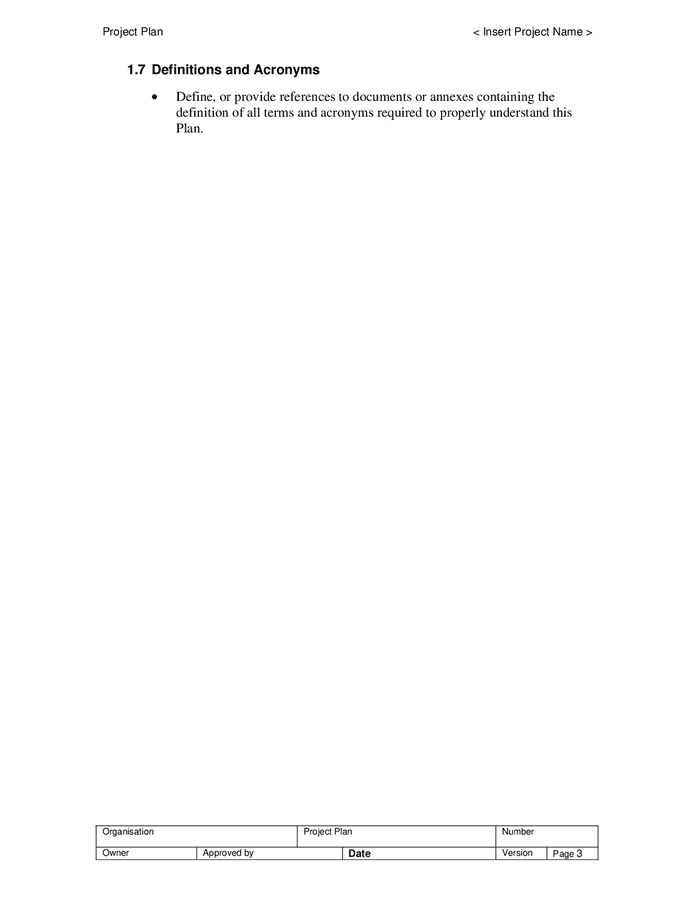 Project Plan Template In Word And Pdf Formats Page 8 Of 24