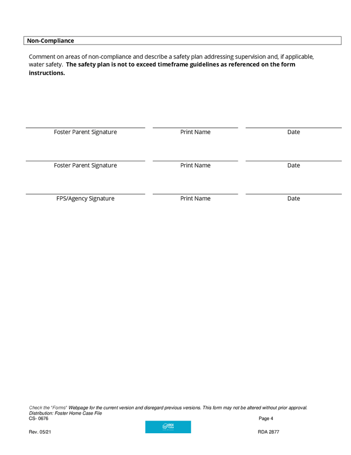 Home Safety Checklist In Word And Pdf Formats Page 4 Of 4   Home Safety Checklist 4 