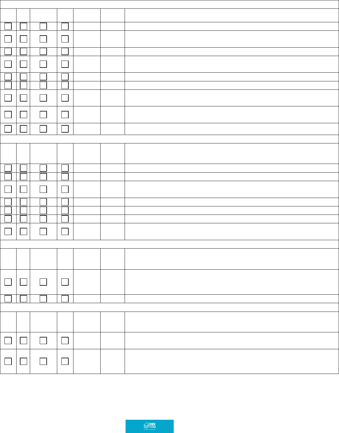 Home Safety Checklist In Word And Pdf Formats Page 2 Of 4