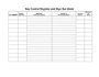 Key control register and sign out sheet in Word and Pdf formats