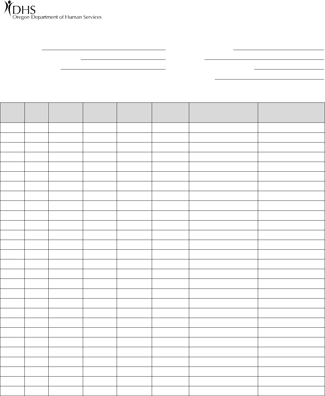 Individual Narcotic Count Sheet In Word And Pdf Formats