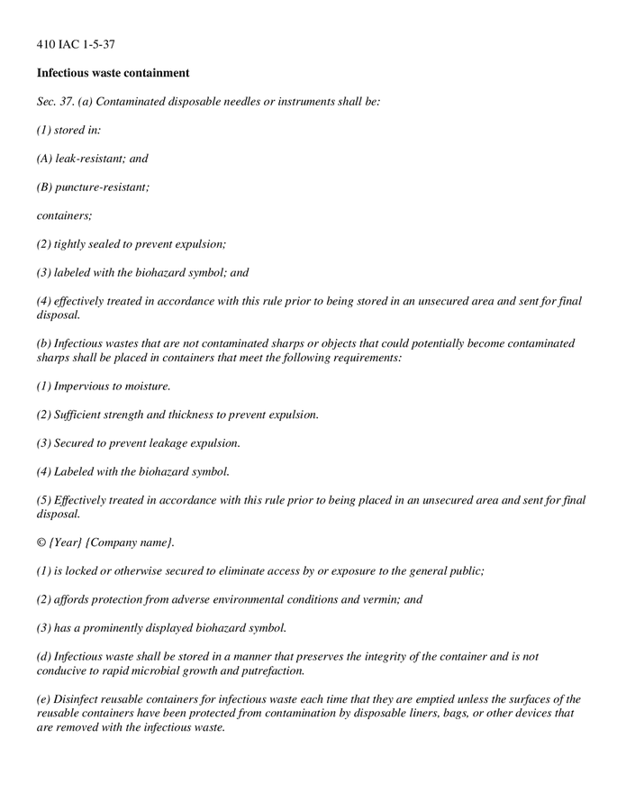 Tattoo and body piercing model policy template in Word and Pdf formats