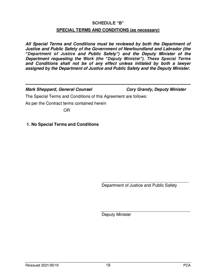 Standard form of agreement between client and prime consultant (Canada ...