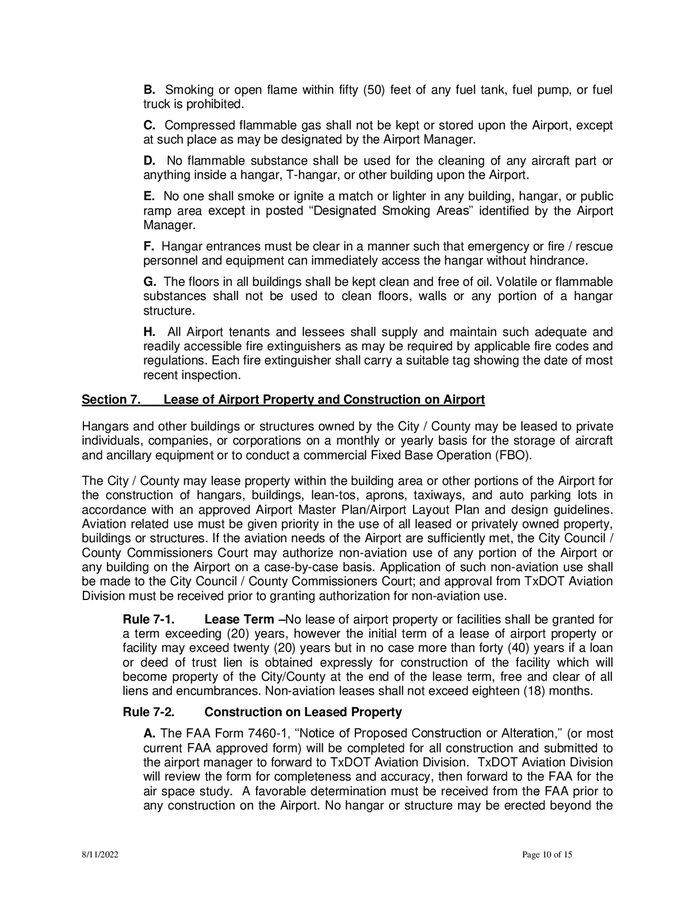 model-airport-rules-and-regulations-in-word-and-pdf-formats-page-10-of-15