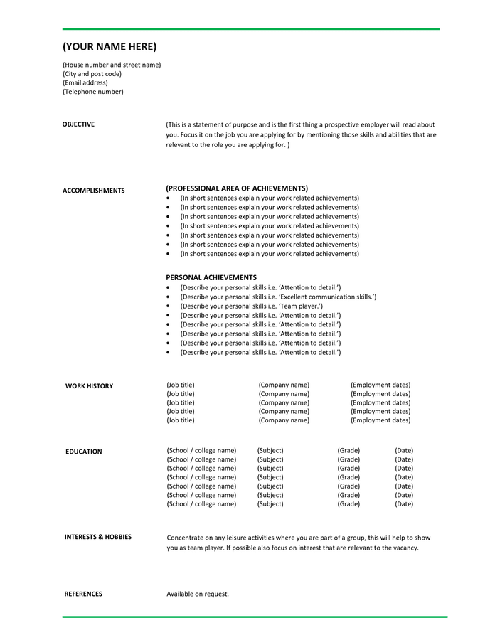 blank-cv-template-in-word-and-pdf-formats