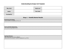understanding by design unit template