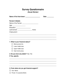 questionnaires in social work research