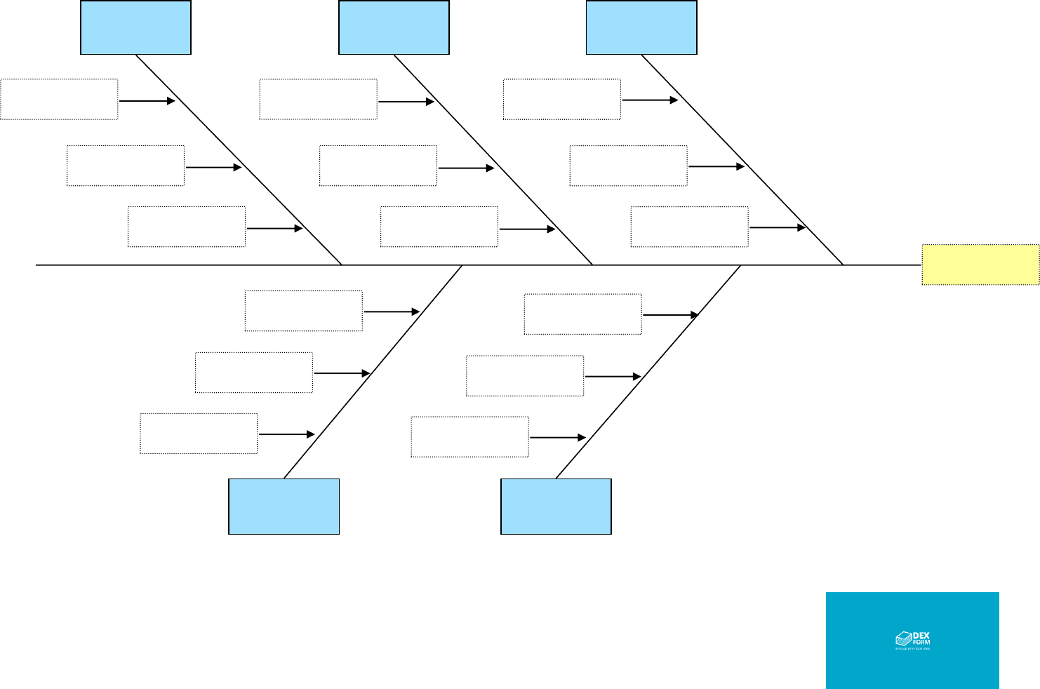 Fishbone Diagram In Word And Pdf Formats - Page 2 Of 2