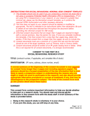 Social / behavioral research study consent template page 1 preview