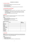 Contingency plan template page 1 preview