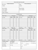 Official high school transcript page 1 preview