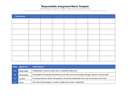 Responsibility assignment matrix template page 1 preview