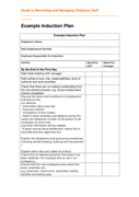 Example induction plan - managing childcare staff page 1 preview