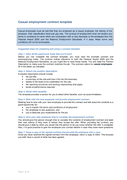 Casual employment contract - national system employers template page 1 preview