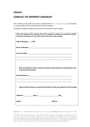Conflict of interest policy template in Word and Pdf formats - page 2 of 5