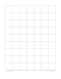 1" graph paper in Word and Pdf formats